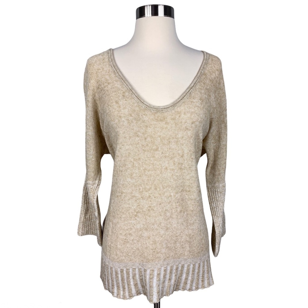 [Anthropologie Moth] Linen Blend Catamaran Sweater